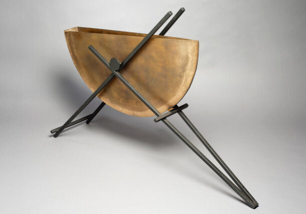 Image of cauldron sculpture by Tony Bloom